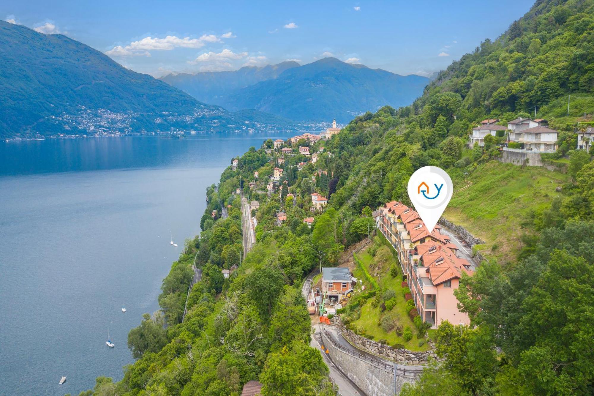 Va Pensiero Sul Lago Stunning View - Happy Rentals Tronzano Lago Maggiore Exterior photo